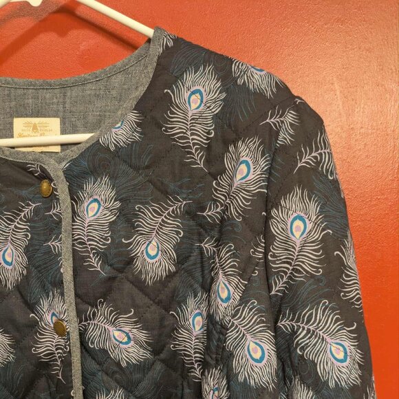 Heritage Barbour Modern Country Pippa Quilted Jacket L w Logo Snaps - Picture 3 of 15